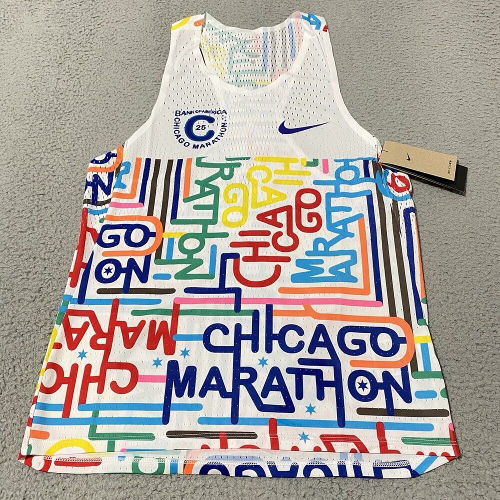Chicago Marathon 2025 Nike Aeroswift Elite Running Singlet Tank Top Men S HQ4277